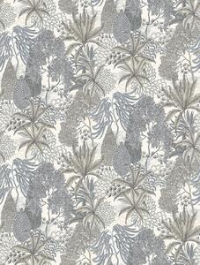 Vliesová obrazová tapeta na zeď, šedá, listy, FW4003-2, Feature Walls, Decoprint