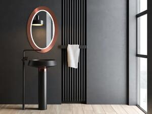 Zrcadlo Balde Oval LED Copper 75 x 120 cm