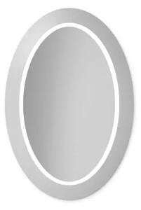 Zrcadlo Balde Oval LED Silver 70 x 110 cm