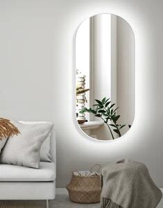 Zrcadlo Zeta SLIM bílé LED Ambient 60 x 150 cm