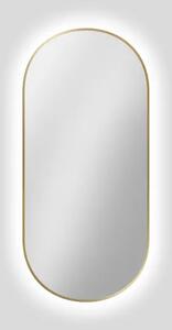 Zrcadlo Zeta SLIM Gold LED Ambient 60 x 80 cm
