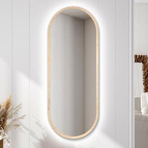 Zrcadlo Zeta LED Wood Ambient 60 x 80 cm