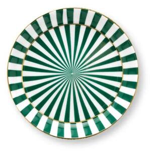Pip Studio Royal Tiles hrnek bez ucha s odkládacím táckem 230ml, zelený (hrnek bez ucha z tenkostěnného porcelánu)