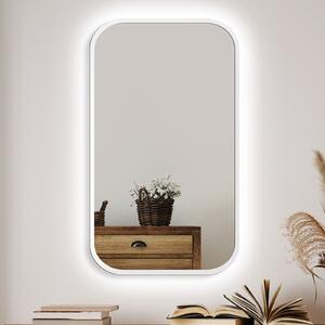 Zrcadlo Mirel LED Ambient bílé 90 x 120 cm