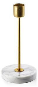 Mondex Svícen Cedric Marble 7,5 cm zlatý