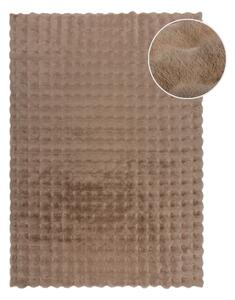 Hnědá syntetická kožešina 160x230 cm Waffle Faux Fur – Flair Rugs
