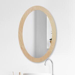 Zrcadlo Balde Oval Wood 70 x 110 cm