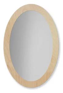 Zrcadlo Balde Oval Wood 75 x 120 cm
