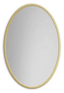 Zrcadlo Oval Gold 75 x 120 cm