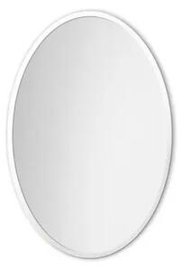 Zrcadlo Oval bílé 70 x 110 cm