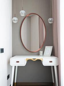 Zrcadlo Oval Copper 70 x 110 cm