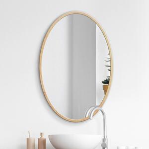 Zrcadlo Oval Wood 70 x 110 cm