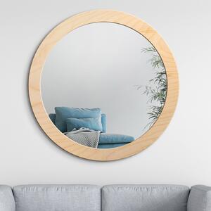 Zrcadlo Nordic Balde Wood o 95 cm