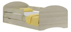 Dětská postel se šuplíkem APPLE 140x70 cm - jasan coimbra/jasan coimbra