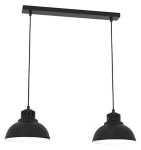 Lustr na lanku SVEN 2xE27/15W/230V černá