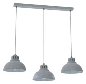 Lustr na lanku SVEN 3xE27/15W/230V šedá