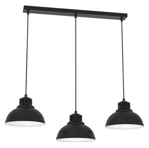 Lustr na lanku SVEN 3xE27/15W/230V černá