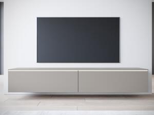 TV stolek Dlone 180, Barva: šedé palladium, Osvětlení: osvětlení LED - bílé 5903211454585