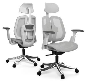 Ergonomická kancelářská židle Liftor Active, světle šedá (síťovina)