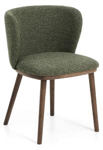 Zelené čalouněné jídelní křeslo Ciselia – Kave Home