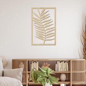 Dřevo života Dřevěná dekorace na zeď LIST Rozměry (cm): 26x40, Barevný vzor: Javor