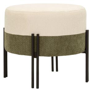 Khaki/krémový taburet Modern Style – Mauro Ferretti