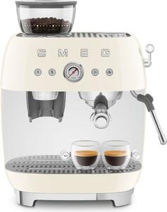 Smeg EGF03CREU Pákový espresso kávovar 50's Style krémový