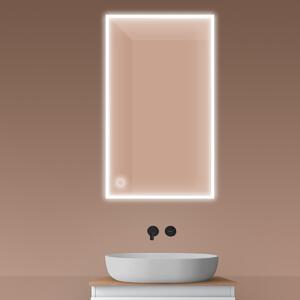 Oltens Nordlis zrcadlo 60x100 cm obdélníkový s osvětlením s vyhřívací podložkou 64106000
