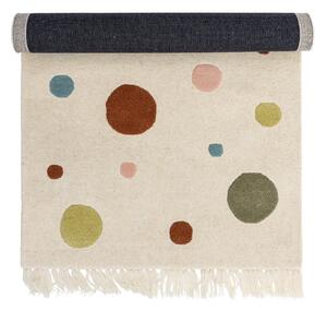 Krémový vlněný dětský koberec 90x140 cm Clennie – Bloomingville Mini