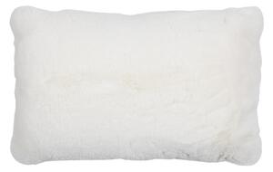 Bílý plyšový měkoučký polštář Soft Teddy White Off - 30*15*50cm
