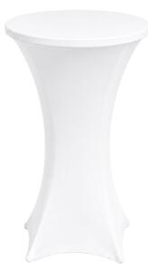 Elastický potah pro barový stůl ⌀60cm - barva bílá