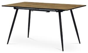 Jídelní stůl 140+40x80 deska dýha divoký dub HT-921 OAK