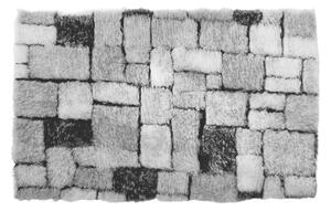 Blancheporte Hebká koupelnová předložka Mosaika šedá 50x40cm