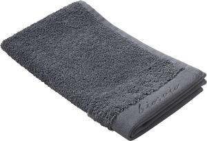 RUČNÍK PRO HOSTY, 30/50 cm, antracitová Bio:Vio - Ručníky na ruce