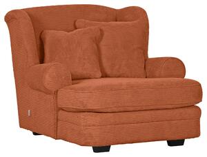 XXL KŘESLO, textil, rezavá Ambia Home - Křesla klasická