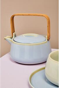 Modrá porcelánová konvice na čaj 1 l Juna – Premier Housewares
