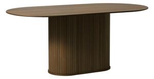 Jídelní stůl Unique Furniture NOLA 95x180 cm hnědý dřevo 48302932