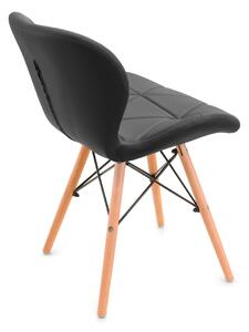 Bestent Jídelní židle 4ks kožené Grey