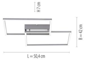Leuchten Direkt 14018-55 - LED Stmívatelný přisazený lustr IVEN 2xLED/15W/230V