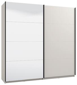 SKŘÍŇ S POSOUVACÍMI DVEŘMI, kašmírová, 220/217,5/62 cm Xora - Šatní skříně