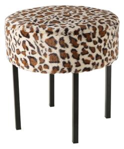 TABURET, kov, textil, 43/43/44 cm - Taburety