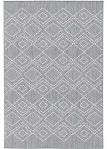 Breno Kusový koberec REDUCE 28301/034, Šedá, Vícebarevné, 80 x 150 cm