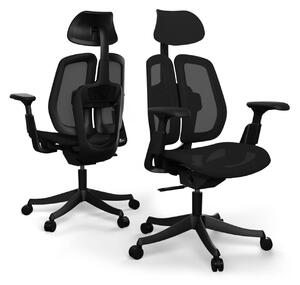 Ergonomická kancelářská židle Liftor Active, černá (síťovina)