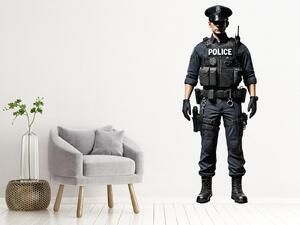 Policista samolepka na zeď arch 18 x 47 cm