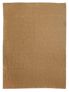 Lněná utěrka Mustard 50 x 70 cm