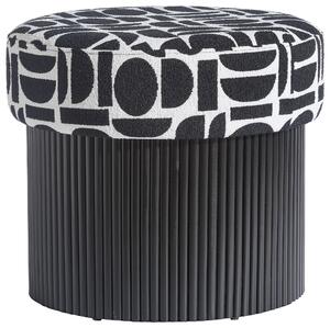 SEDACÍ BOX, textil, kompozitní dřevo, 50/44/50 cm MID.YOU - Taburety, Online Only