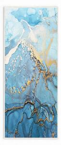 Modrý pratelný koberec 80x150 cm Blue Waves – Oyo Concept