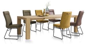 Jídelní stůl rozkládací SANTINY 160-205 CM masiv dub Nábytek | Jídelní prostory | Jídelní stoly | Všechny jídelní stoly