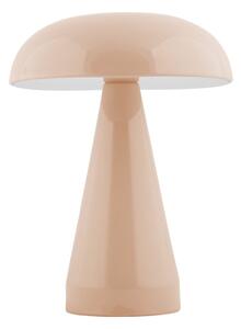 Béžová LED stmívatelná stolní lampa s kovovým stínidlem (výška 20,5 cm) Rachel – Leitmotiv