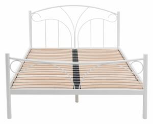 Bílá postel s roštem VIVA 120x200 cm